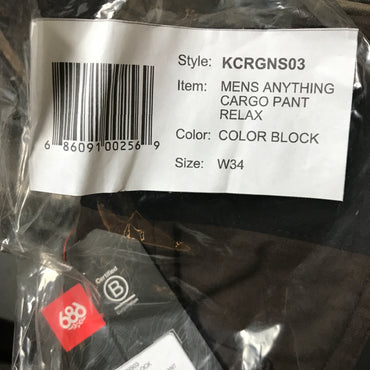 686 Men's Anything Cargo Pant Relaxed Fit - Color Block