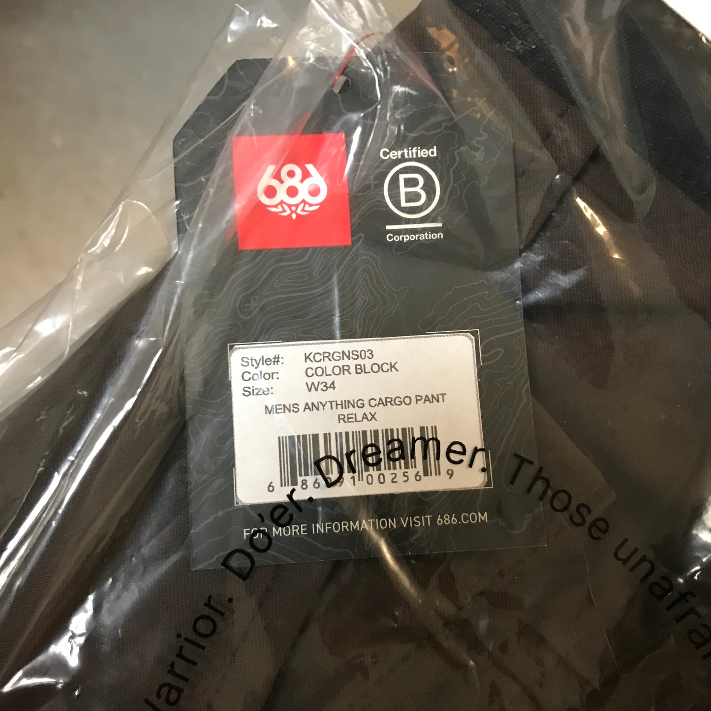 686 Men's Anything Cargo Pant Relaxed Fit - Color Block