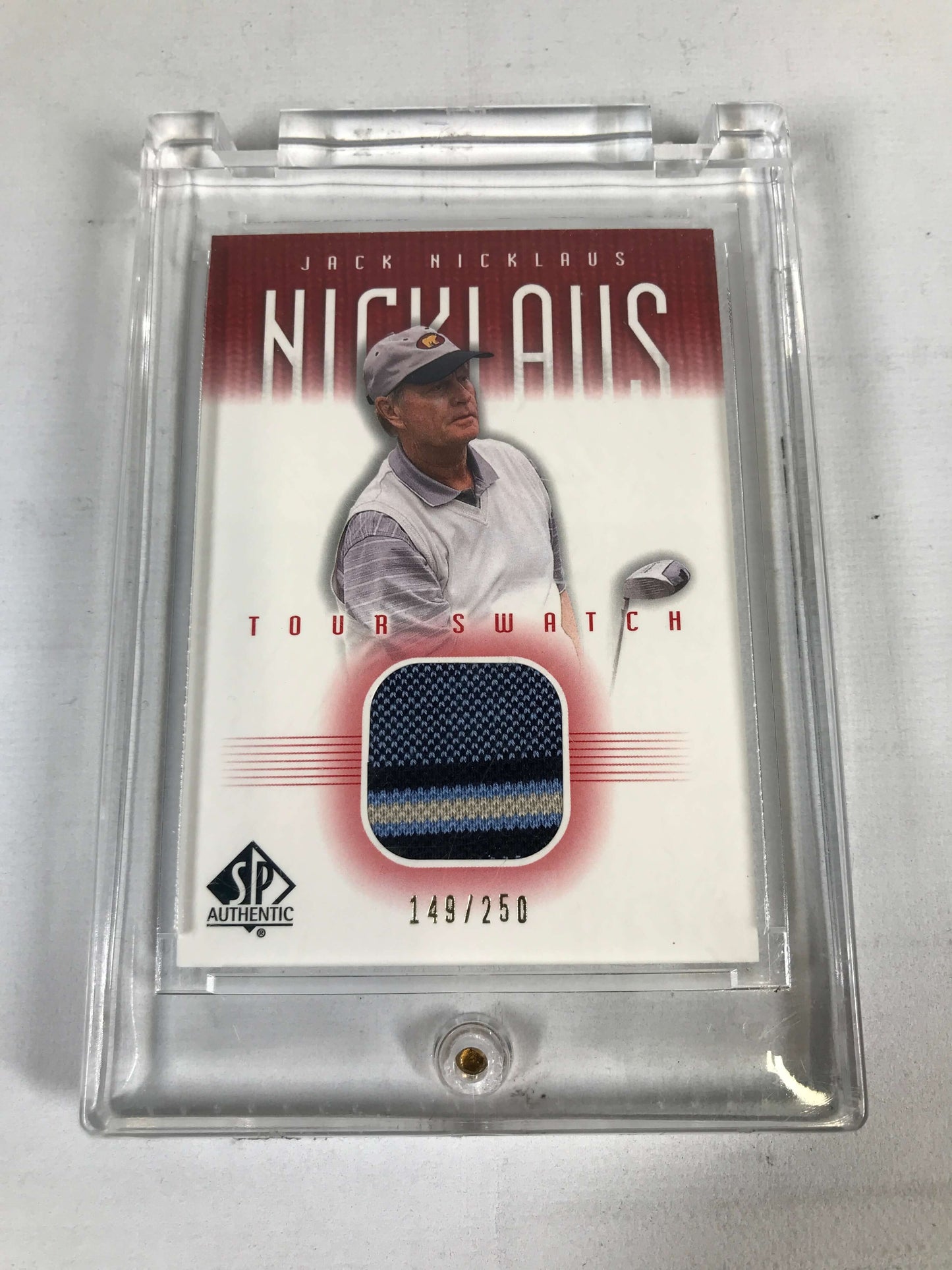 Upper Deck Golf Jack Nicklaus Tour Swatch 2001