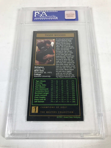 1998 Champions of Golf Tiger Woods The Masters Collection