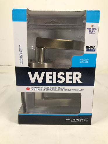 Weiser Halifax Lever (Round) - Satin Nickel