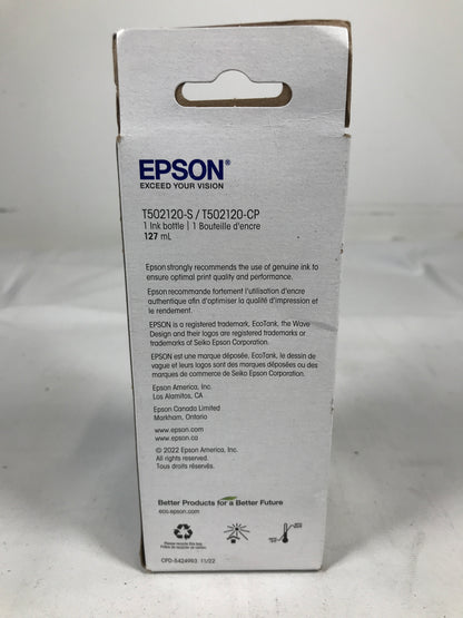 Epson 502, Black Ink Bottle 127mL