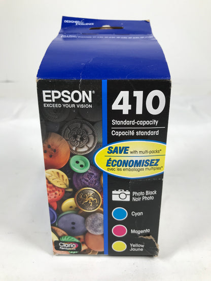 Epson 410, Photo Black and Colour Ink Cartridges, C/M/Y/PK 4-Pack