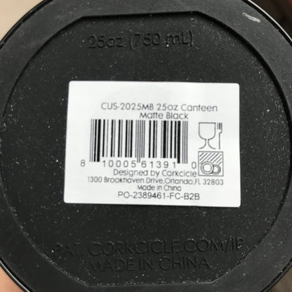 Corkcicle Classic Canteen 25oz - Matte Black