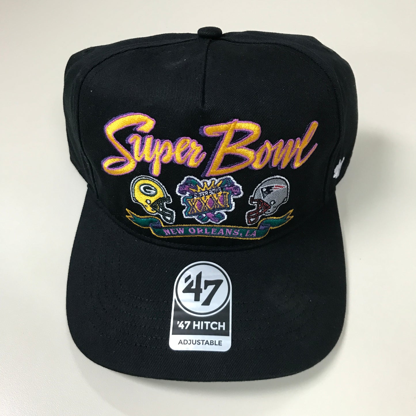 47 NFL Super Bowl New Orleans Snapback Hat - Black