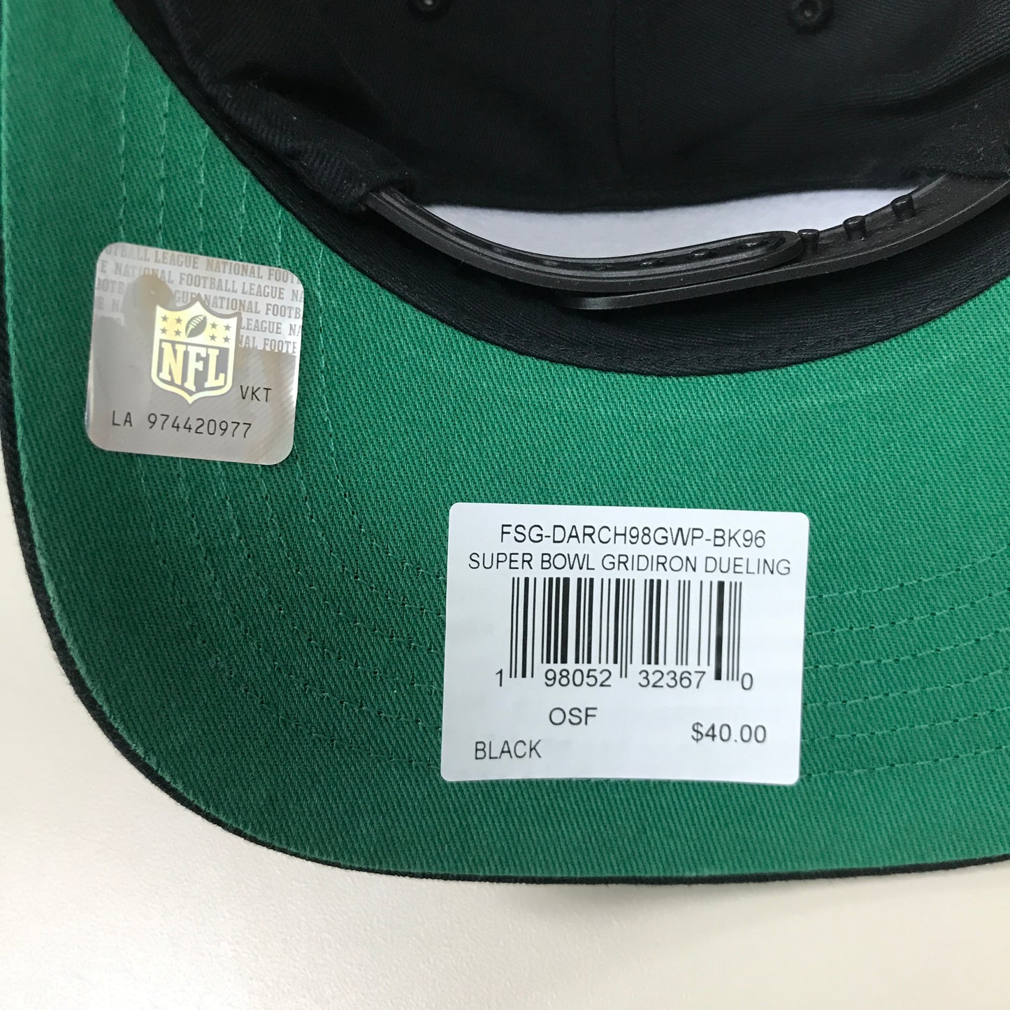 47 NFL Super Bowl New Orleans Snapback Hat - Black