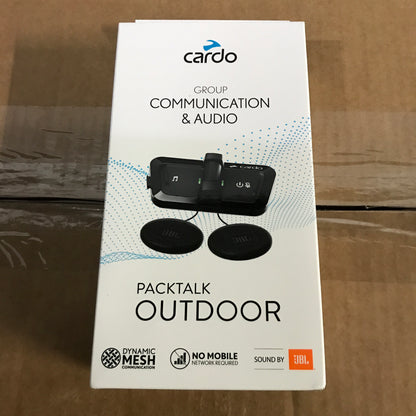 Cardo Packtalk Outdoor Communication Intercom - Duo (2 Pack)