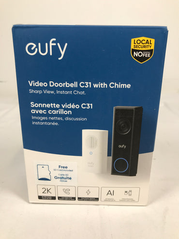 eufy Video Doorbell C31 with Chime