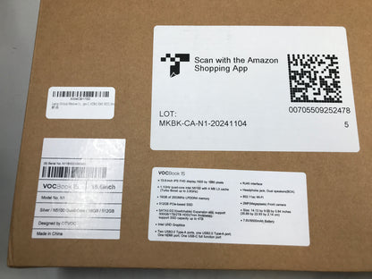 OTVOC VOC BOOK15 Laptop N5100 16GB Ram 512GB PCIE SSD 15.6″ computer