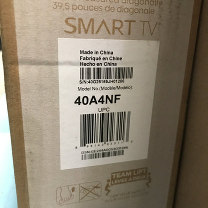 Hisense 40" A4NF Series Full HD Smart Fire TV - PICK UP ONLY