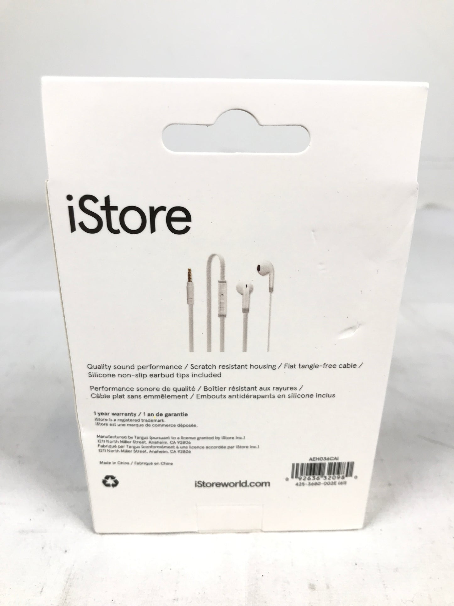 iStore Classic Fit Earbuds (3.5mm Headphone Plug)