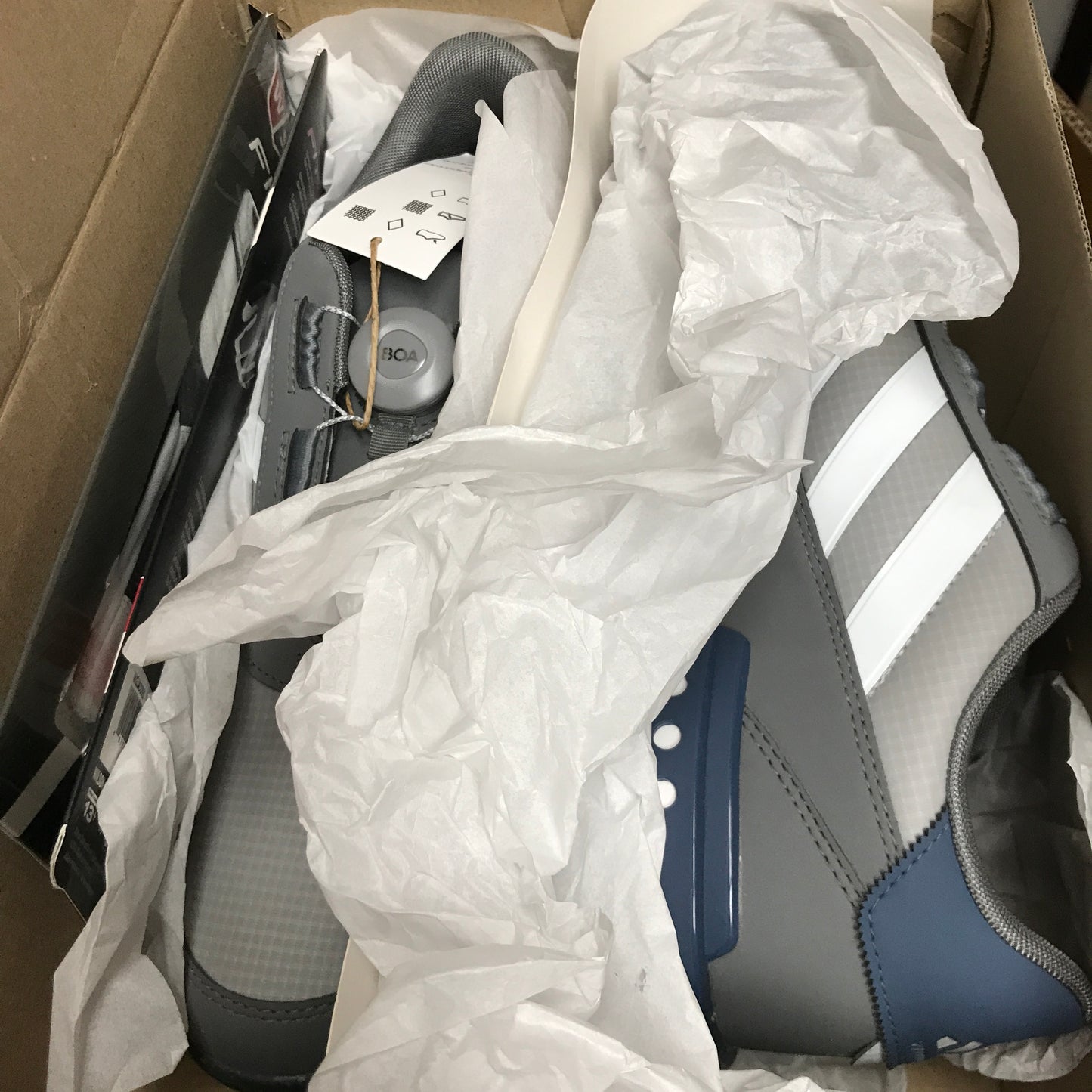 Adidas S2G SL BOA 24 Spikeless Golf Shoe - Grey