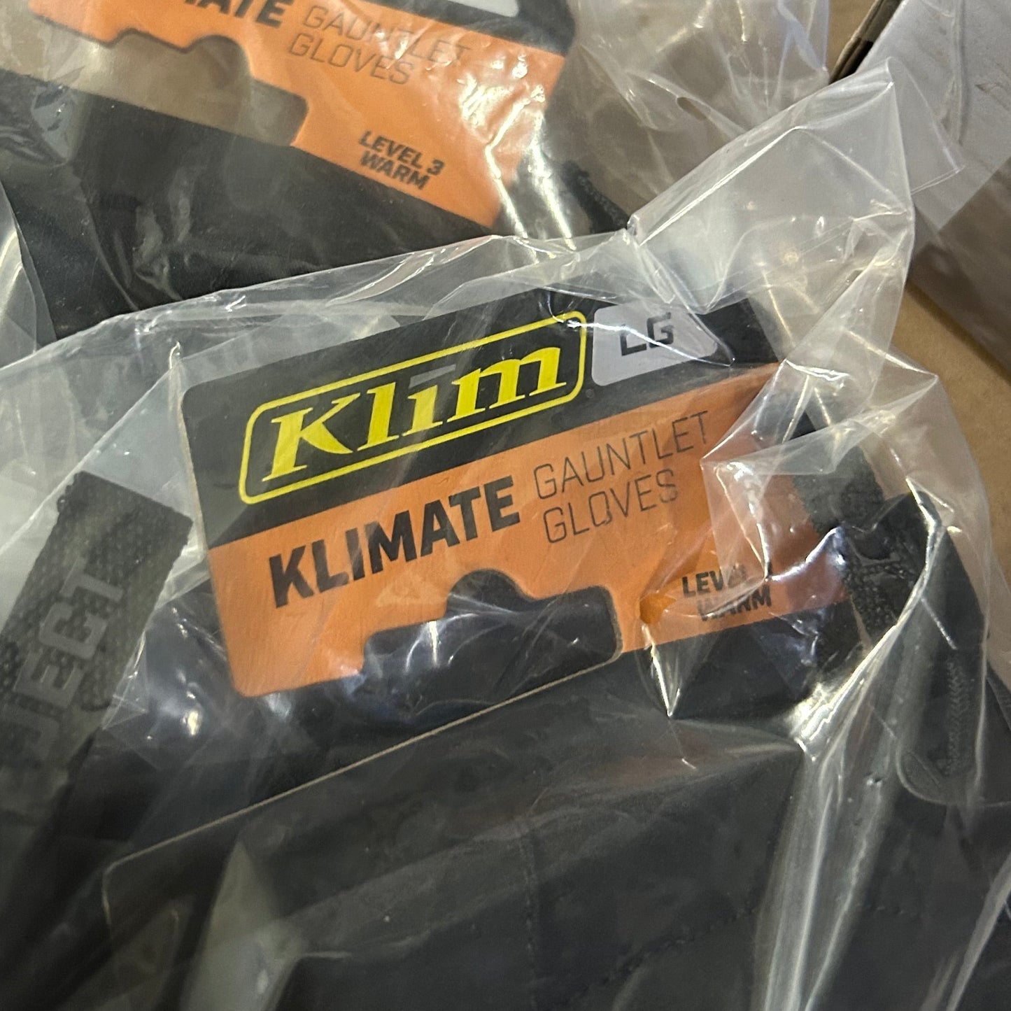 Klim Klimate Gauntlet Glove - Black Asphalt