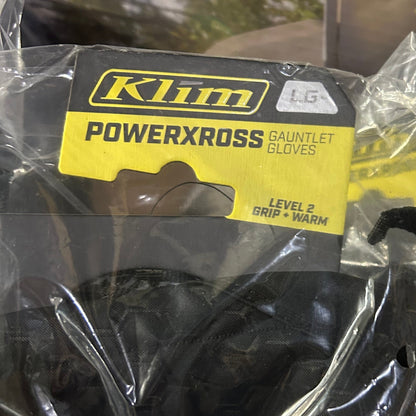 Klim Powerxross Gauntlet Glove - Black Castlerock