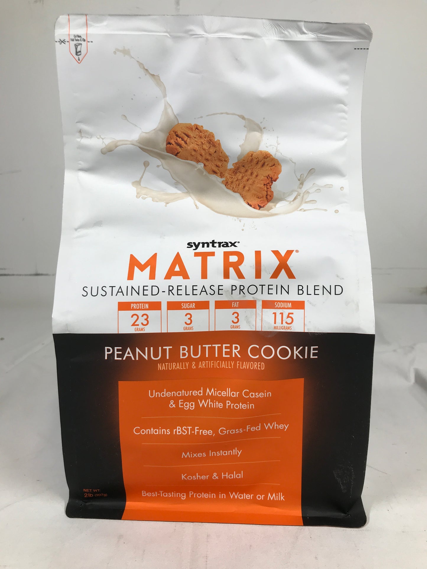 Syntrax Nutrition Matrix Sustained-Release Protein Blend - Peanut Butter Cookie 2lb