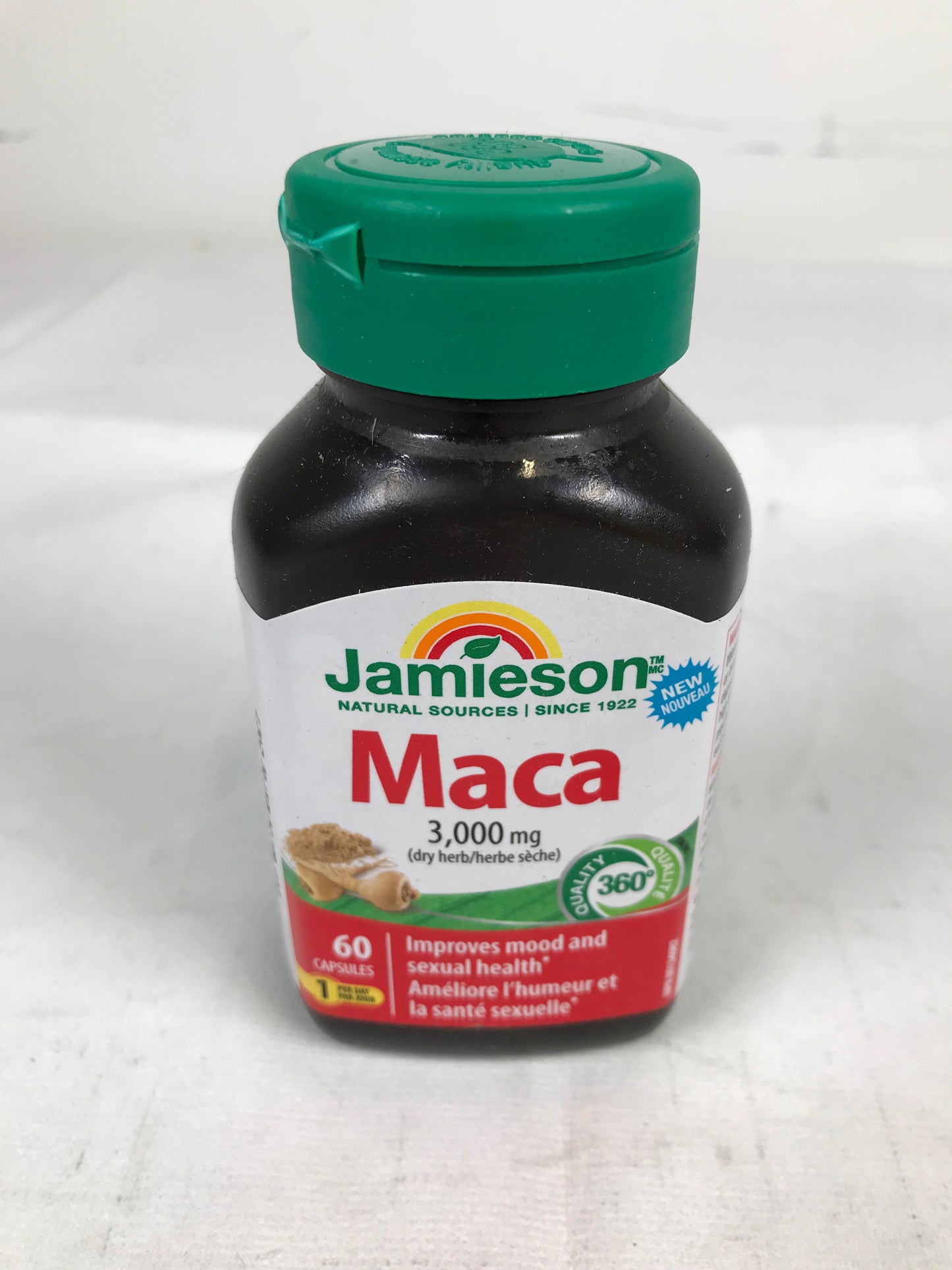 Jamieson Maca 3,000 mg, 60 Capsules (3 Pack)