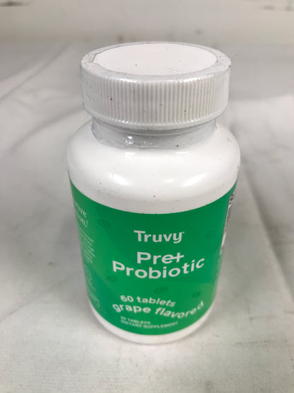 Truvy Pre+ Probiotic Chews - Grape, 60 tablets (3 pack)