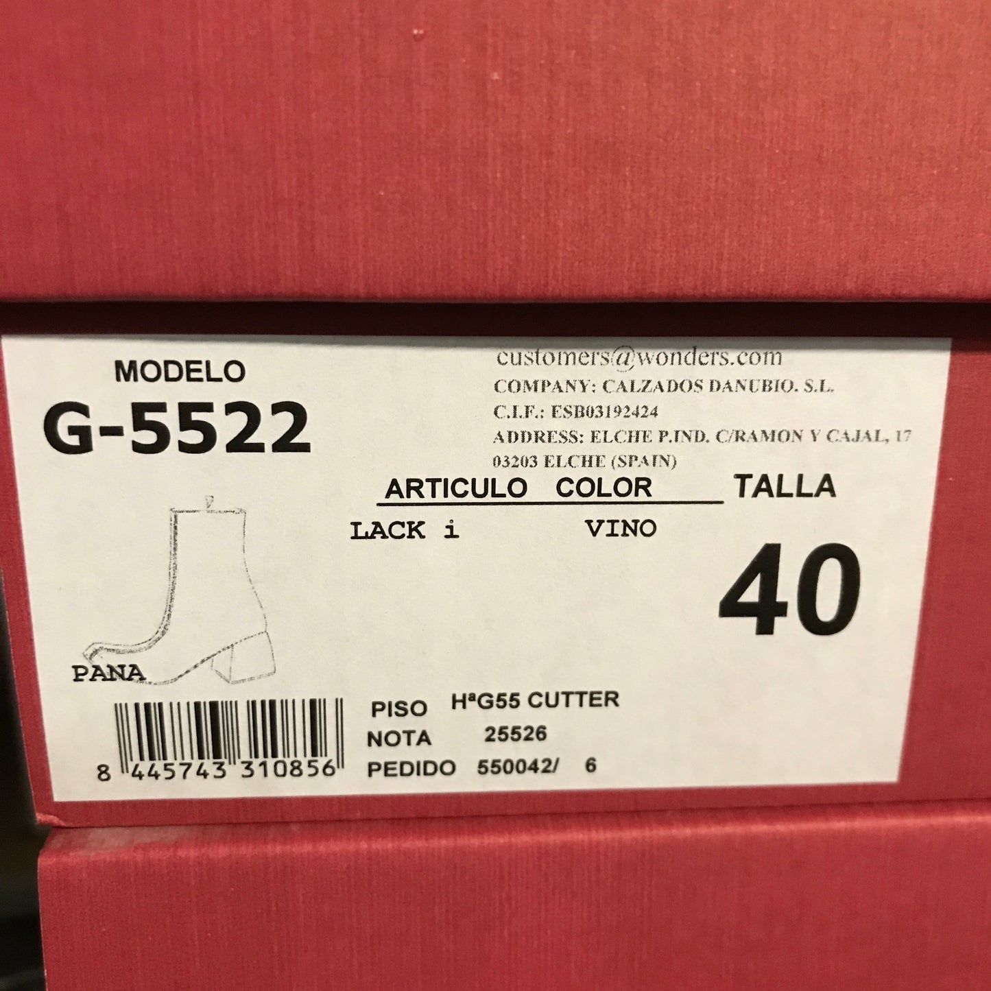 Wonders G-5522 Ankle Boots - Wine