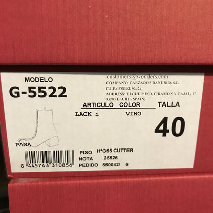 Wonders G-5522 Ankle Boots - Wine