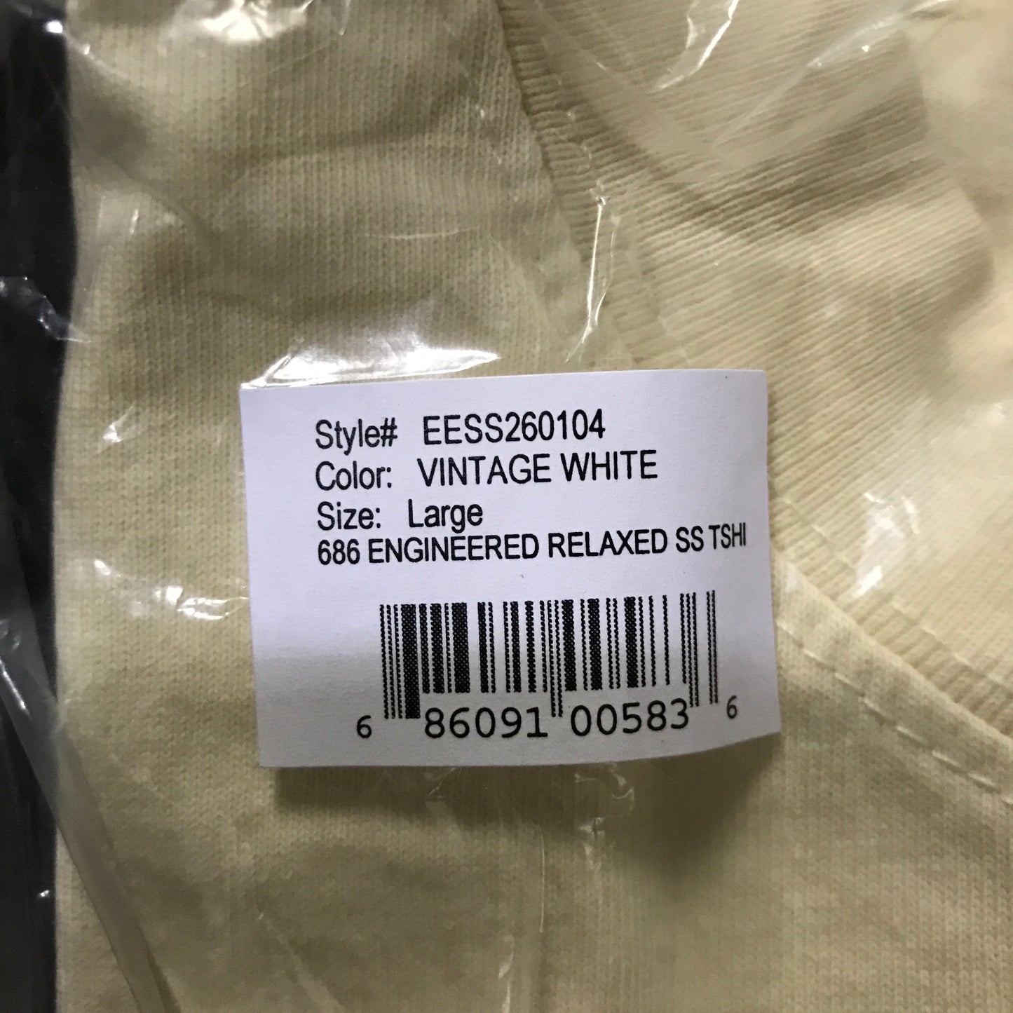 686 Engineered Relaxed SS Tee - Vintage White