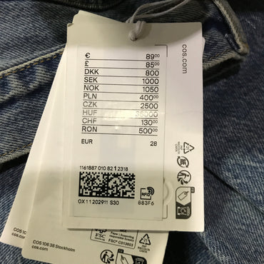 COS Column Straight-Leg Jeans - Light Blue