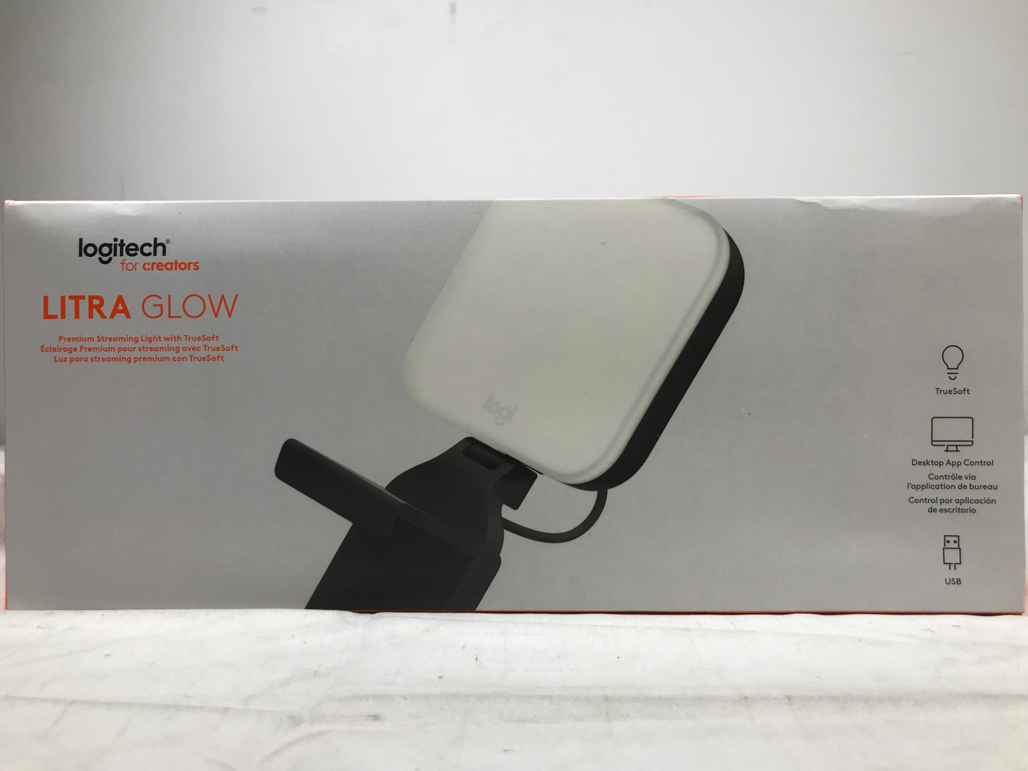 Logitech Litra Glow Premium Streaming Light with TrueSoft