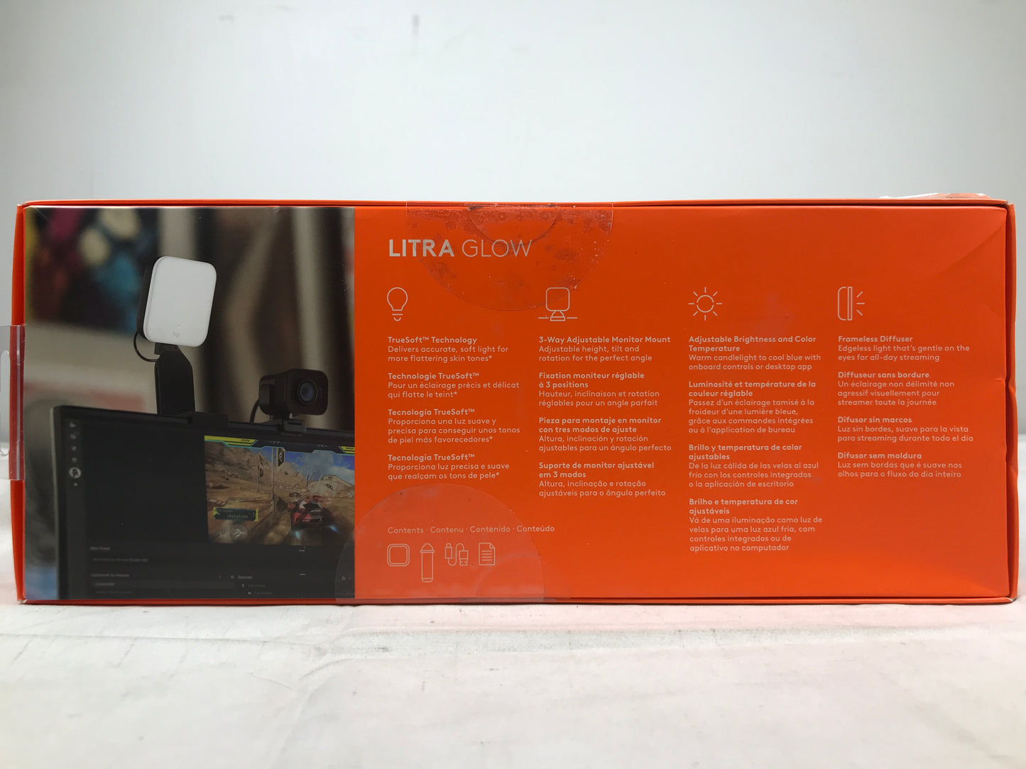 Logitech Litra Glow Premium Streaming Light with TrueSoft