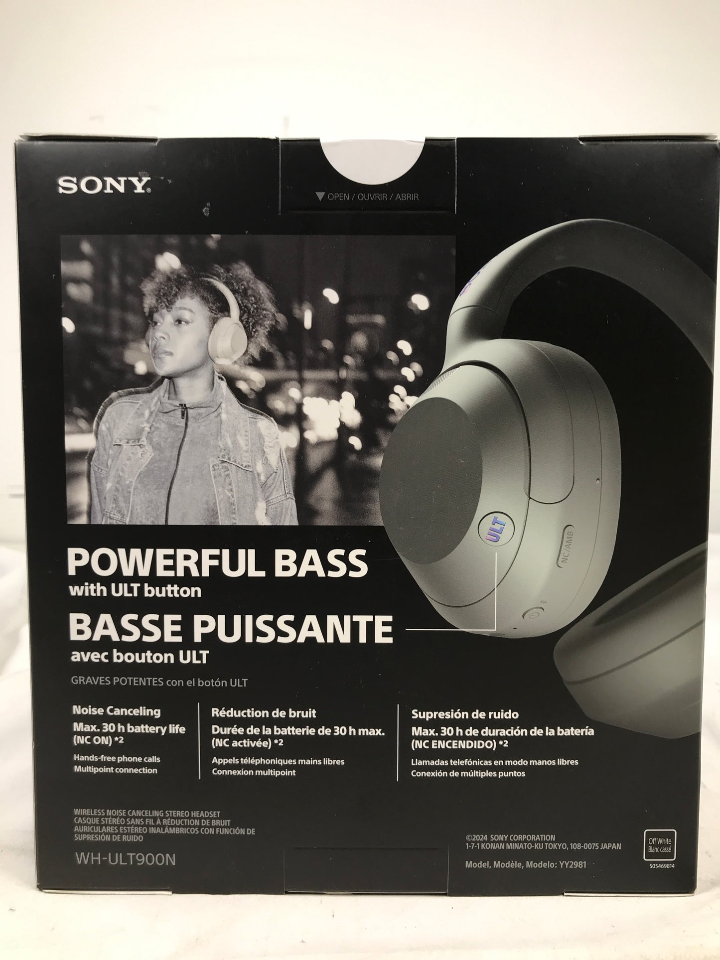 Sony ULT WEAR Bluetooth Wireless Noise Canceling Headphones