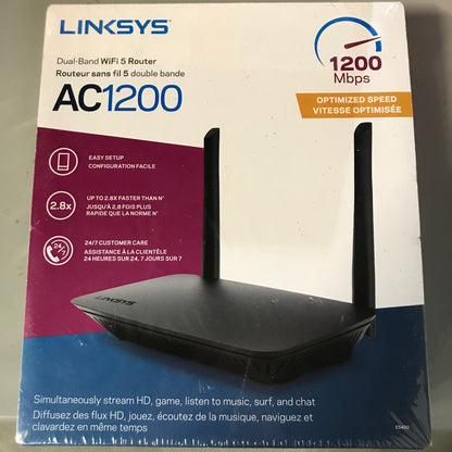 Linksys WiFi Router Dual-Band (AC1200)