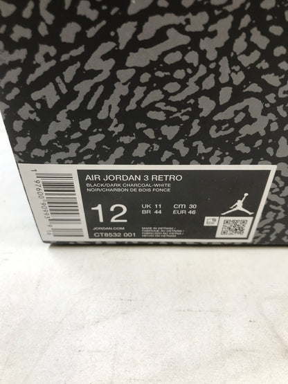 Air Jordan 3 Retro "Black Cat" Basketball Shoes