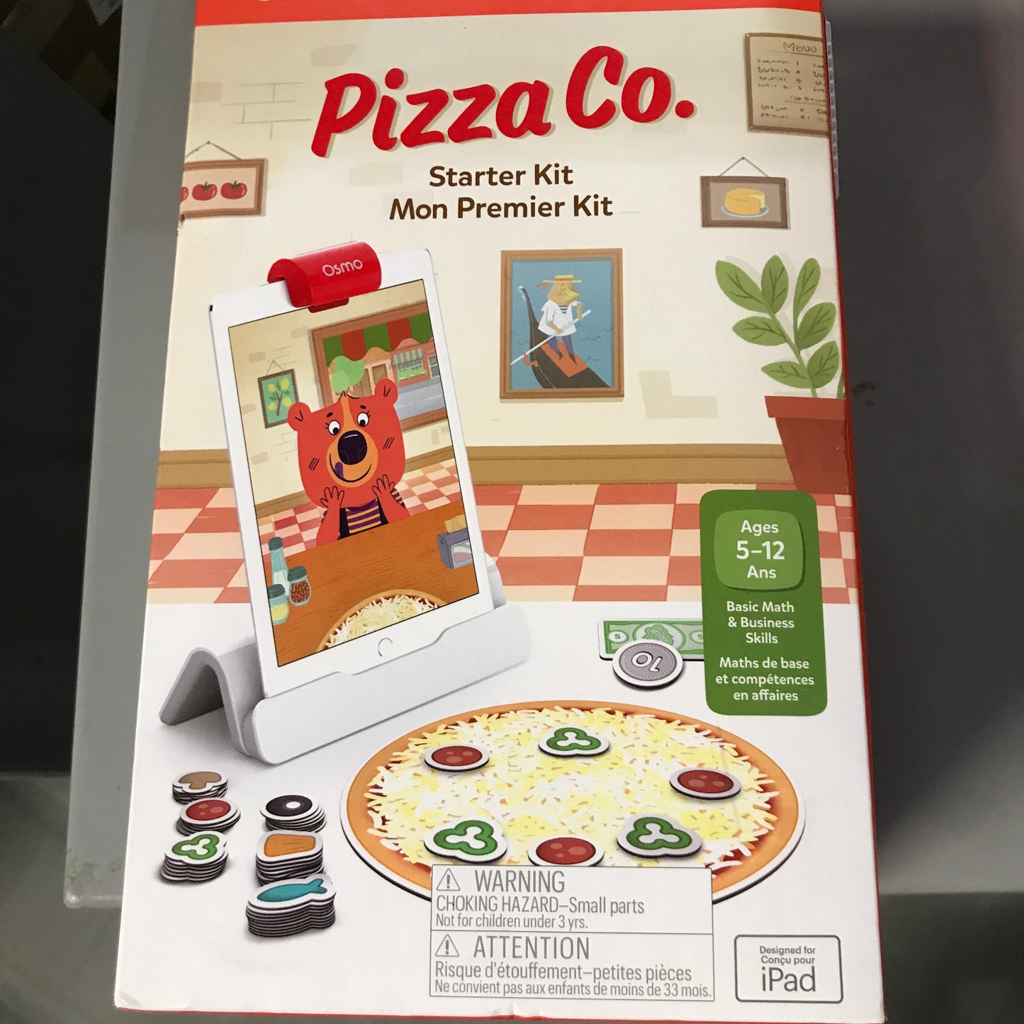 Osmo Pizza Co. Starter Kit - Ages 5-12 - Communication Skills & Math Learning Game