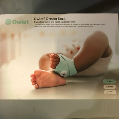 Owlet Dream Sock - Smart Baby Monitor - Mint