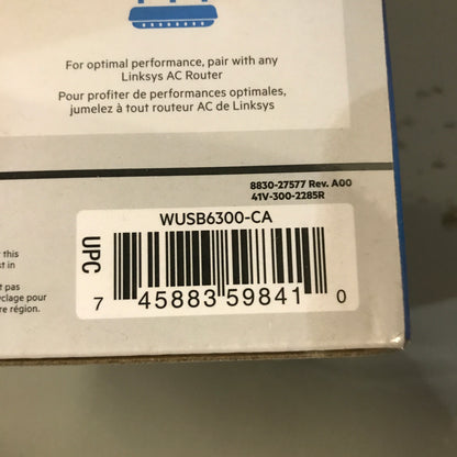 Linksys WUSB6300 AC1200 Wireless AC