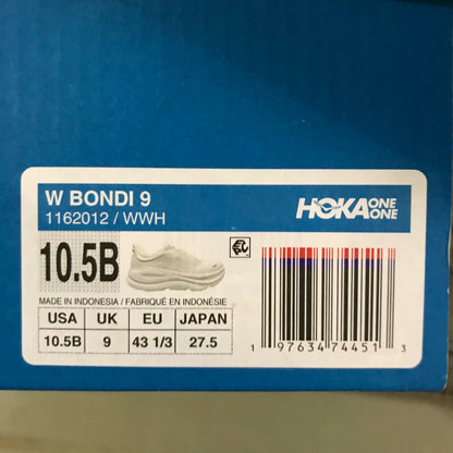 HOKA Women's Bondi 9 Running Shoes - White/White