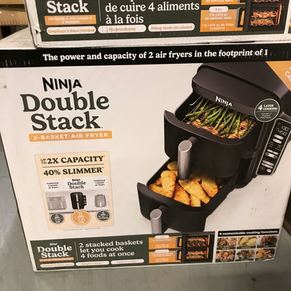 Ninja DoubleStack 7.57 L (8 qt.) 6-in-1, 2-Basket Air Fryer