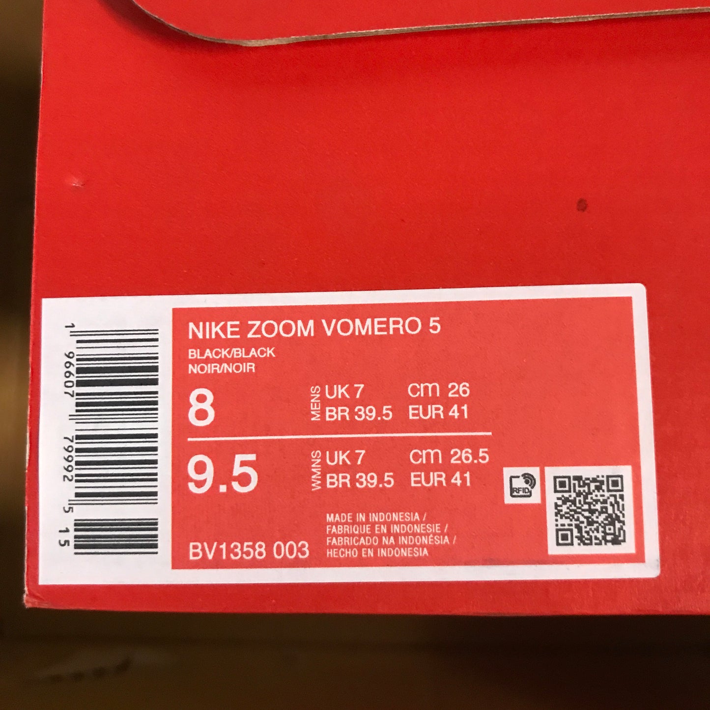 Nike Zoom Vomero 5 Men's - Black