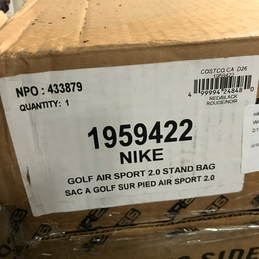 Nike Air Sport 2 Golf Bag - Black/Red/White
