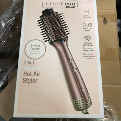 INFINITIPRO by Conair 2-in-1 Wet-or-Dry Hot Air Styler