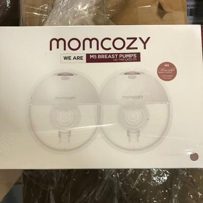 Momcozy M5 Hands Free Dual Portable Electric Breast Pump - Rose Pink