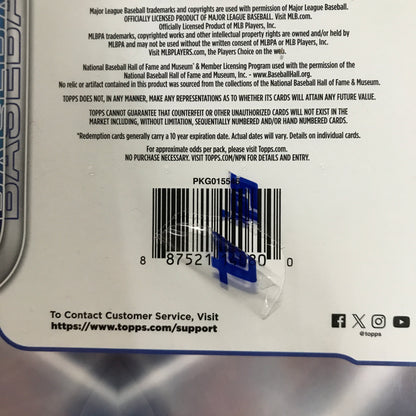 Topps 2025 MLB Chrome Baseball Trading Cards Mega Box