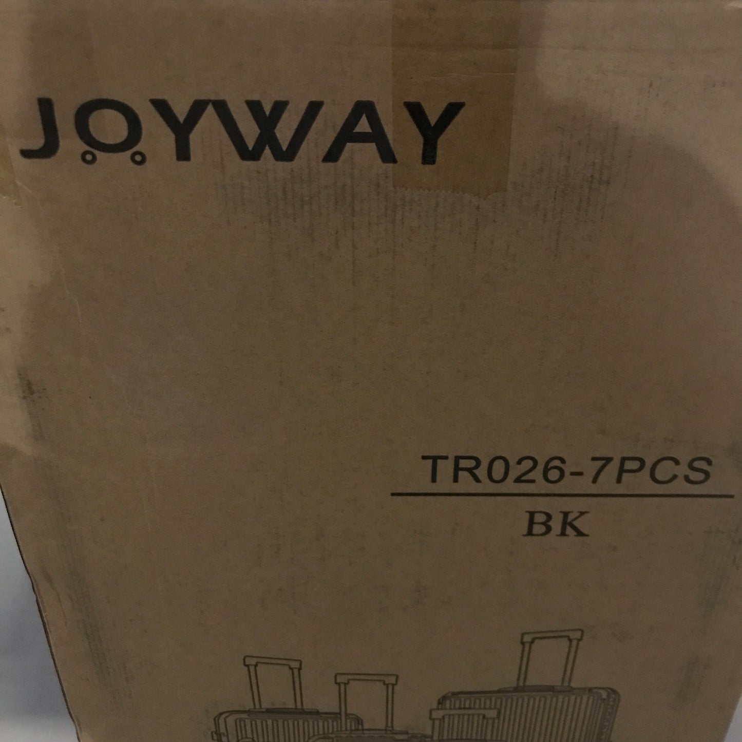 Joyway 7-Piece Luggage Set - Hardshell Spinner Suitcase Set with TSA Lock