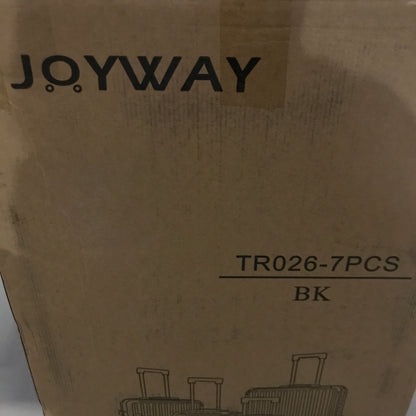Joyway 7-Piece Luggage Set - Hardshell Spinner Suitcase Set with TSA Lock