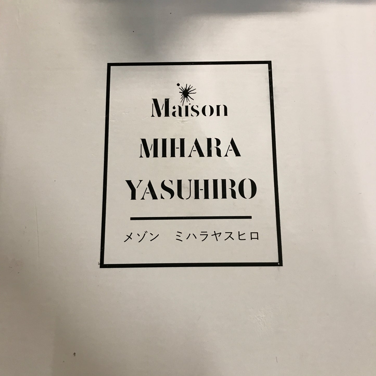 Maison MIHARA YASUHIRO "HANK" OG Sole Canvas Low-top Sneaker - Black