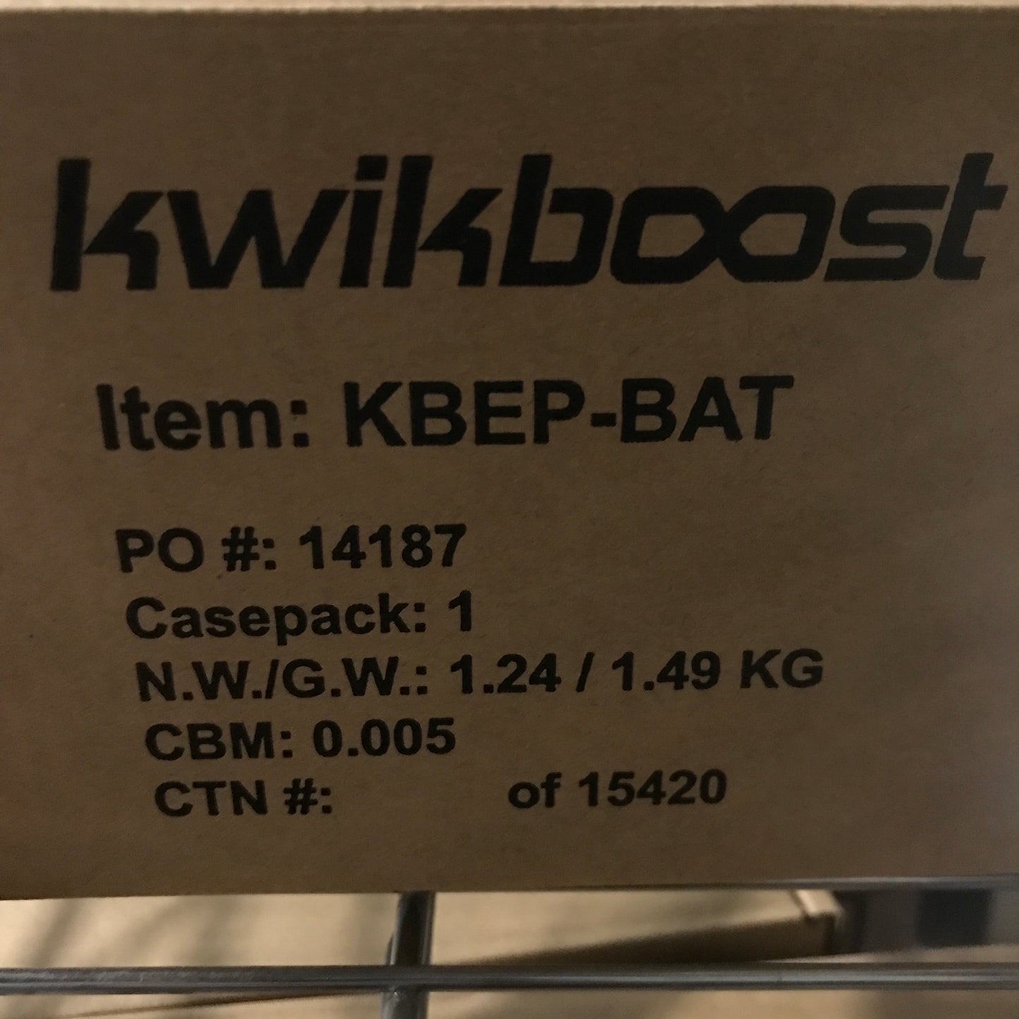 KwikBoost EdgePower Rechargeable Battery, 18650, 22.2 V
