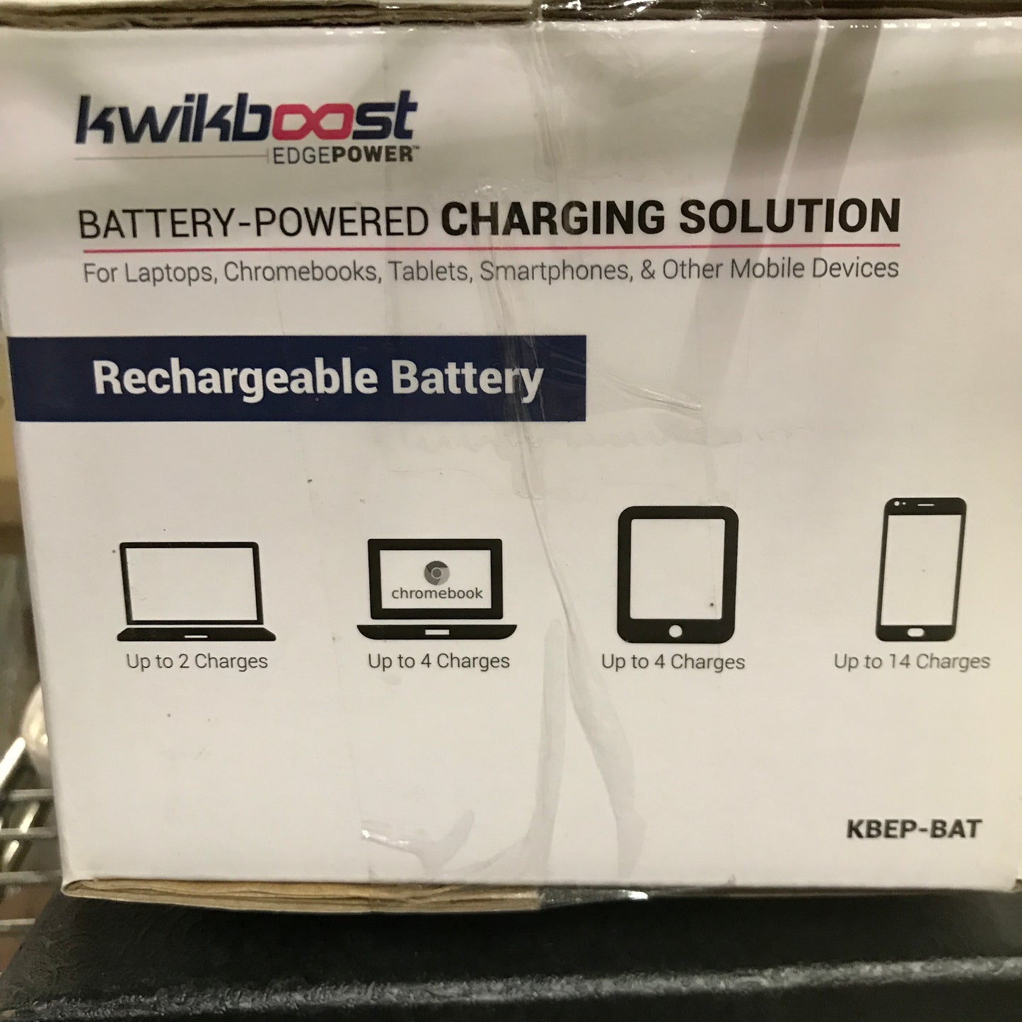 KwikBoost EdgePower Rechargeable Battery, 18650, 22.2 V