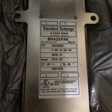 Standard Xchange BRAZEPAK BP415-030 Heat Exchanger - PICK UP ONLY