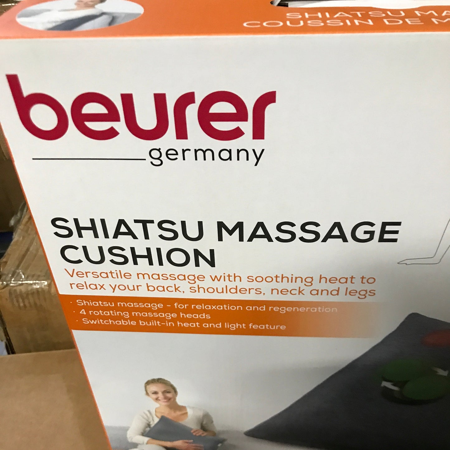 Beurer Shiatsu Back and Neck Massager MG134
