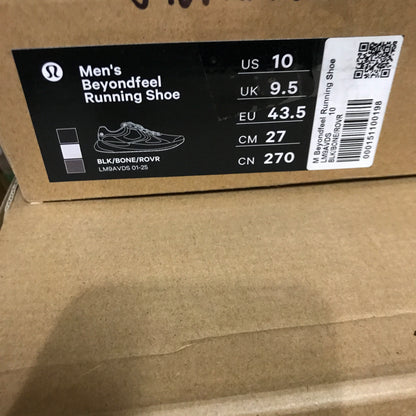 Lululemon Men's Beyondfeel Running Shoe - Black/Bone/Rover