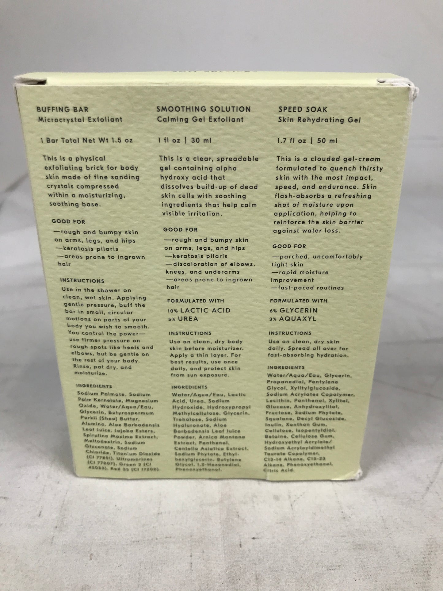 Soft Services the body skin experts Bestsellers Discovery Set