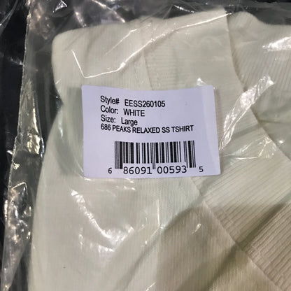 686 Peaks Relaxed SS Tee - White